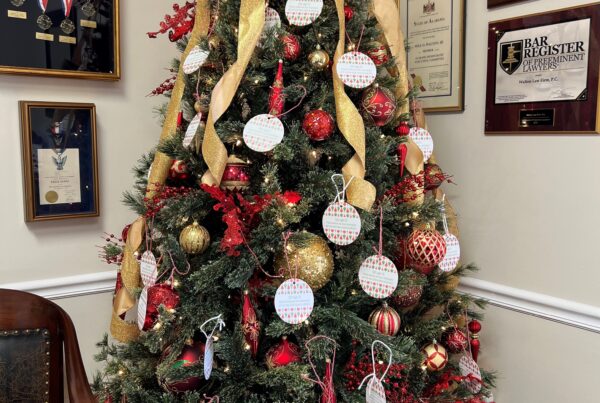 Angel Tree Front Office Walton Law Firm Car Accident Attorney DUI Attorney Auburn Opelika Chambers County Lee County
